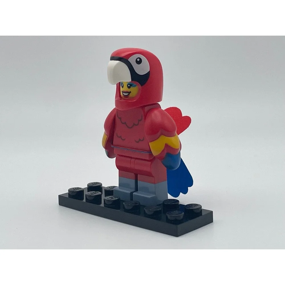 LEGO Series 25 Minifigure Parrot Costume Groomer Red Bird Suit 71045 Col25-11